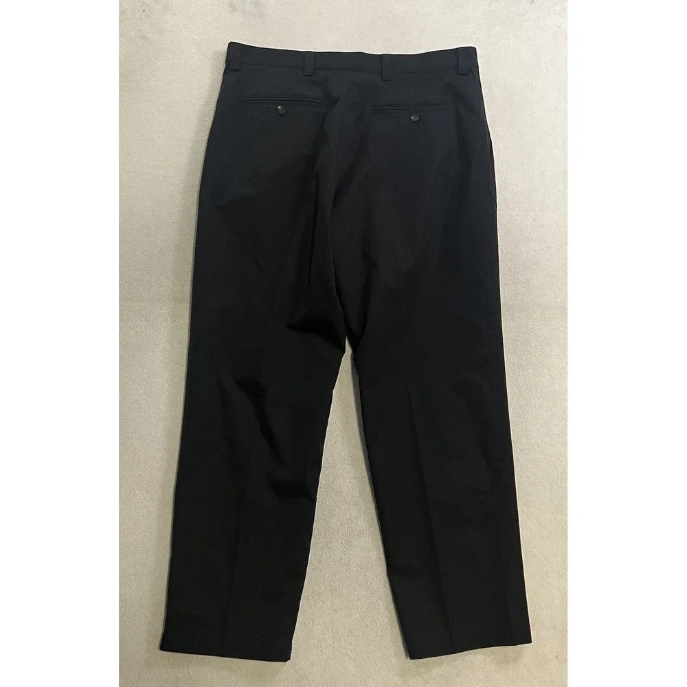 Adidas Golf Chino Pants Men's Size 36x30 Black Climalite Stretch Preppy Golf